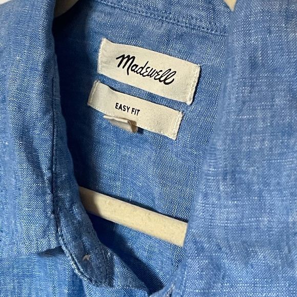 Madewell men’s easy fit shirt 100% linen - Picture 3 of 5
